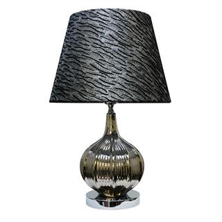 Monaco bordlampe i sort/krom fra Design by Grönlund.
